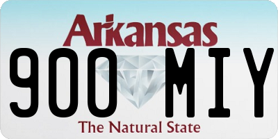 AR license plate 900MIY