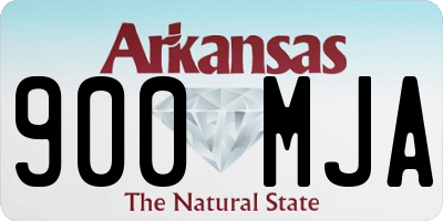 AR license plate 900MJA