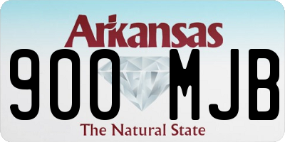 AR license plate 900MJB