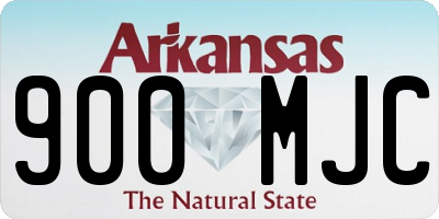 AR license plate 900MJC