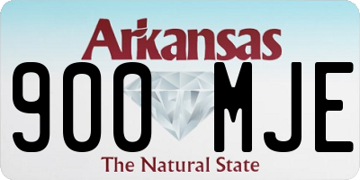 AR license plate 900MJE