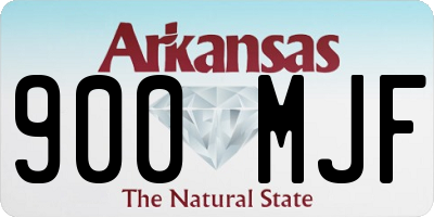 AR license plate 900MJF
