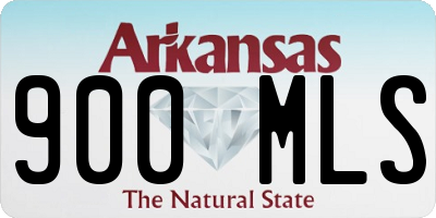 AR license plate 900MLS