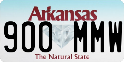 AR license plate 900MMW