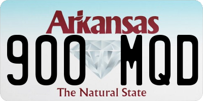AR license plate 900MQD