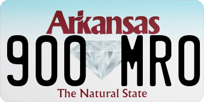 AR license plate 900MRO