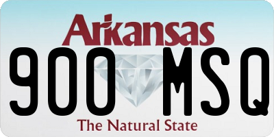 AR license plate 900MSQ