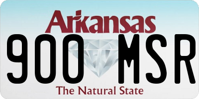 AR license plate 900MSR
