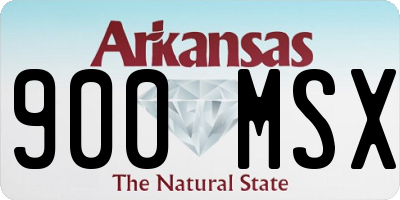 AR license plate 900MSX
