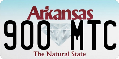 AR license plate 900MTC
