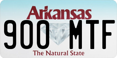 AR license plate 900MTF