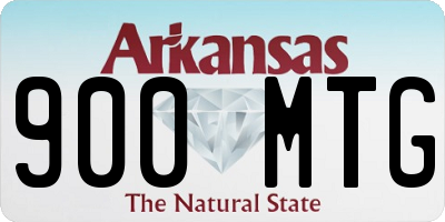 AR license plate 900MTG