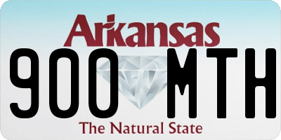 AR license plate 900MTH