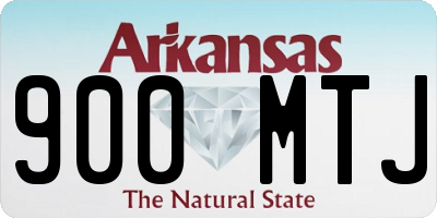 AR license plate 900MTJ