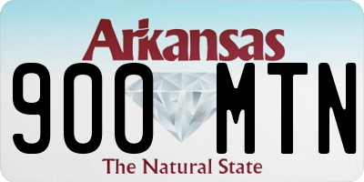 AR license plate 900MTN