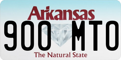 AR license plate 900MTO