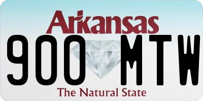 AR license plate 900MTW
