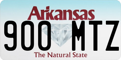 AR license plate 900MTZ