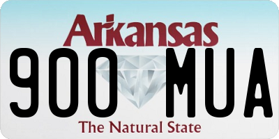 AR license plate 900MUA