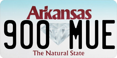 AR license plate 900MUE