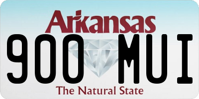 AR license plate 900MUI