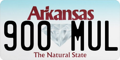 AR license plate 900MUL