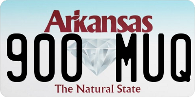 AR license plate 900MUQ