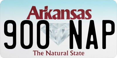 AR license plate 900NAP