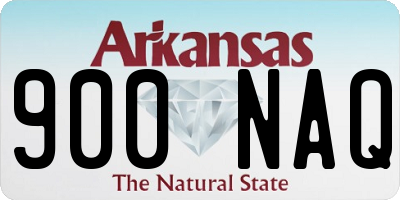 AR license plate 900NAQ