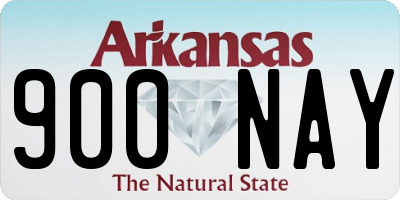 AR license plate 900NAY