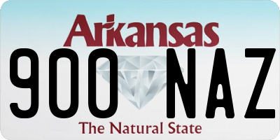 AR license plate 900NAZ