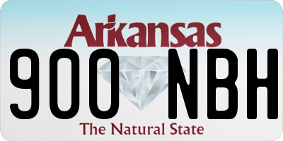 AR license plate 900NBH
