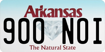 AR license plate 900NOI