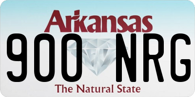 AR license plate 900NRG