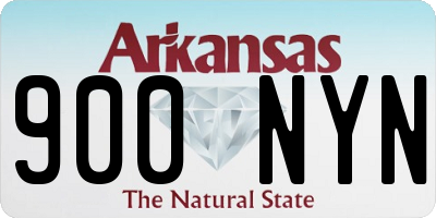AR license plate 900NYN