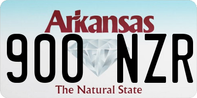 AR license plate 900NZR