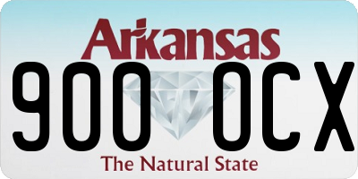 AR license plate 900OCX