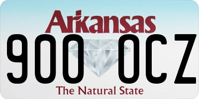 AR license plate 900OCZ