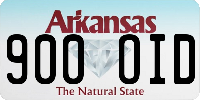 AR license plate 900OID