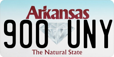 AR license plate 900UNY