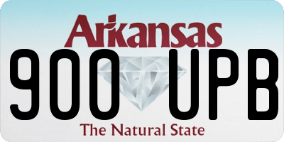 AR license plate 900UPB