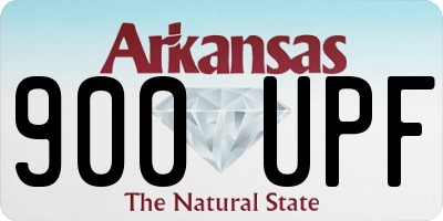AR license plate 900UPF
