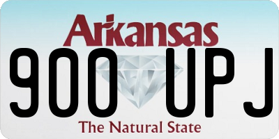AR license plate 900UPJ
