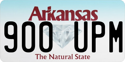 AR license plate 900UPM