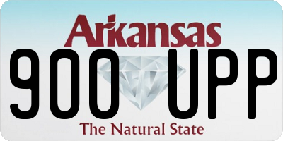 AR license plate 900UPP