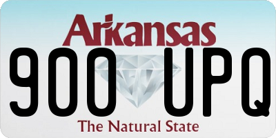 AR license plate 900UPQ