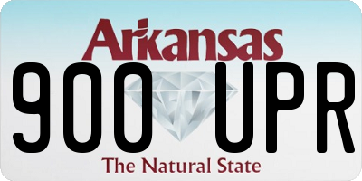 AR license plate 900UPR