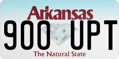 AR license plate 900UPT