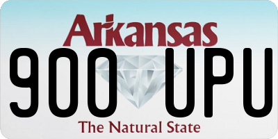 AR license plate 900UPU