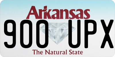 AR license plate 900UPX